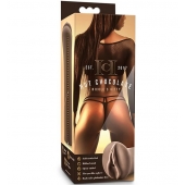 Коричневый мастубратор-вагина Nicole s Kitty - Blush Novelties - в Екатеринбурге купить с доставкой