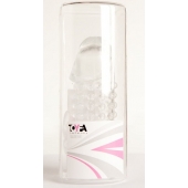 Гелевая прозрачная насадка с 2 отростками - 13 см. - Toyfa Basic - в Екатеринбурге купить с доставкой