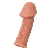 Насадка на фаллос с пузыриками, венками и ребристостью KOKOS Extreme Sleeve 09 - 12,7 см. - KOKOS - в Екатеринбурге купить с доставкой
