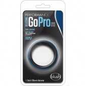 Черно-синее эрекционное кольцо Silicone Go Pro Cock Ring - Blush Novelties - в Екатеринбурге купить с доставкой