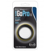 Черно-желтое силиконовое эрекционное кольцо Silicone Go Pro Cock Ring - Blush Novelties - в Екатеринбурге купить с доставкой