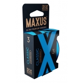 Классические презервативы в железном кейсе MAXUS Classic - 3 шт. - Maxus - купить с доставкой в Екатеринбурге