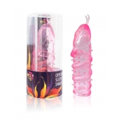 Закрытая рельефная насадка Crystal sleeve snakes в виде змеи с усиками - 14 см. - Erowoman-Eroman - в Екатеринбурге купить с доставкой