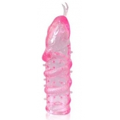 Закрытая рельефная насадка Crystal sleeve snakes в виде змеи с усиками - 14 см. - Erowoman-Eroman - в Екатеринбурге купить с доставкой