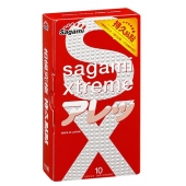 Утолщенные презервативы Sagami Xtreme Feel Long с точками - 10 шт. - Sagami - купить с доставкой в Екатеринбурге