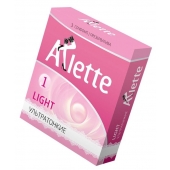 Ультратонкие презервативы Arlette Light - 3 шт. - Arlette - купить с доставкой в Екатеринбурге