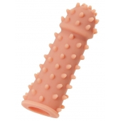 Телесная реалистичная насадка KOKOS Extreme Sleeve 03 с дополнительной стимуляцией - 12,7 см. - KOKOS - в Екатеринбурге купить с доставкой