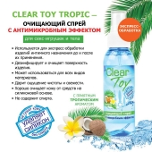 Очищающий спрей для игрушек CLEAR TOY Tropic - 100 мл. - Биоритм - купить с доставкой в Екатеринбурге