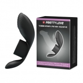 Черное кольцо на пенис с вибрацией Vibration Penis Sleeve - Baile - в Екатеринбурге купить с доставкой