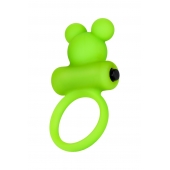Зеленое виброкольцо на пенис A-Toys - A-toys - в Екатеринбурге купить с доставкой