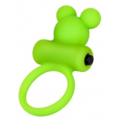 Зеленое виброкольцо на пенис A-Toys - A-toys - в Екатеринбурге купить с доставкой