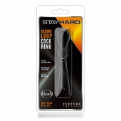 Черное силиконовое лассо на пенис SILICONE LOOP COCK RING - Blush Novelties - в Екатеринбурге купить с доставкой