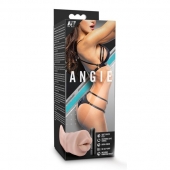 Телесный мастурбатор-ротик Angie - Blush Novelties - в Екатеринбурге купить с доставкой