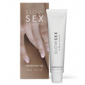 Гель для мастурбации с ароматом кокоса Slow Sex Finger Play Gel - 30 мл. - Bijoux Indiscrets - купить с доставкой в Екатеринбурге