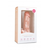 Телесный фаллоимитатор Realistic Dildo - 17,5 см. - Easy toys