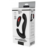 Черный вибромассажер простаты SWIRLING P-PLEASER - Dream Toys - в Екатеринбурге купить с доставкой