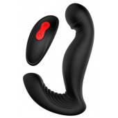 Черный вибромассажер простаты SWIRLING P-PLEASER - Dream Toys - в Екатеринбурге купить с доставкой