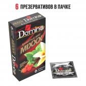 Ароматизированные презервативы DOMINO  Ароматный микс  - 6 шт. - Domino - купить с доставкой в Екатеринбурге