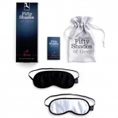 Набор из двух масок на глаза Soft Blindfold Twin Pack - Fifty Shades of Grey - купить с доставкой в Екатеринбурге