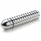 Рельефный фаллос для интенсивного электросекса Groovey George - 20 см. - MyStim - купить с доставкой в Екатеринбурге