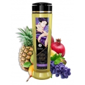 Массажное масло Libido Exotic Fruits с ароматом экзотических фруктов - 240 мл. - Shunga - купить с доставкой в Екатеринбурге