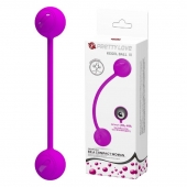 Лиловые вагинальные шарики KEGEL BALL III - Baile