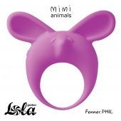 Фиолетовое эрекционное кольцо Fennec Phil - Lola Games - в Екатеринбурге купить с доставкой