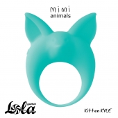 Зеленое эрекционное кольцо Kitten Kyle - Lola Games - в Екатеринбурге купить с доставкой