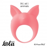 Оранжевое эрекционное кольцо Kitten Kyle - Lola Games - в Екатеринбурге купить с доставкой