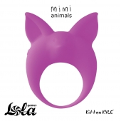 Фиолетовое эрекционное кольцо Kitten Kyle - Lola Games - в Екатеринбурге купить с доставкой