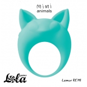 Зеленое эрекционное кольцо Lemur Remi - Lola Games - в Екатеринбурге купить с доставкой