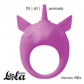 Фиолетовое эрекционное кольцо Unicorn Alfie - Lola Games - в Екатеринбурге купить с доставкой