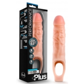 Телесный реалистичный фаллоудлинитель 9 Inch Silicone Cock Sheath Penis Extender - 22,86 см. - Blush Novelties - в Екатеринбурге купить с доставкой