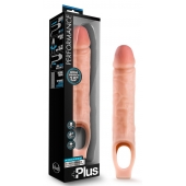 Телесный реалистичный фаллоудлинитель 10 Inch Silicone Cock Sheath Penis Extender - 25,4 см. - Blush Novelties - в Екатеринбурге купить с доставкой