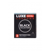 Черные презервативы LUXE Royal Black Collection - 3 шт. - Luxe - купить с доставкой в Екатеринбурге