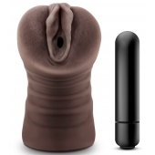 Коричневый мастурбатор-вагина Hot Chocolate Brianna - Blush Novelties - в Екатеринбурге купить с доставкой