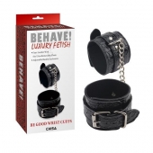 Черные наручники Be good Wrist Cuffs - Chisa - купить с доставкой в Екатеринбурге