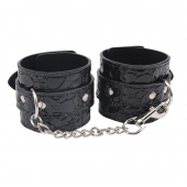 Черные наручники Be good Wrist Cuffs - Chisa - купить с доставкой в Екатеринбурге