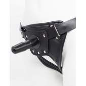 Черный пояс для насадок CLASS STRAP Restyling - LOVETOY (А-Полимер) - купить с доставкой в Екатеринбурге