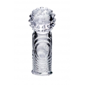 Прозрачная рельефная насадка на палец Ricol - 8 см. - A-toys в Екатеринбурге Прозрачная рельефная насадка на палец Ricol - 8 см. - A-toys