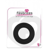 Набор из 3 эрекционных колец SILICONE COCKRINGS - Dream Toys - в Екатеринбурге купить с доставкой