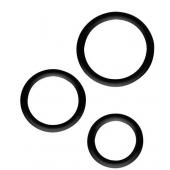Набор из 3 эрекционных колец SILICONE COCKRINGS - Dream Toys - в Екатеринбурге купить с доставкой