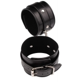 Черные оковы Classic Ankle Cuffs - Chisa - купить с доставкой в Екатеринбурге