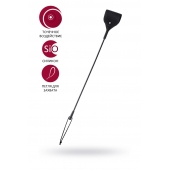 Черный гладкий стек с тонкой ручкой - 48 см. - ToyFa - купить с доставкой в Екатеринбурге