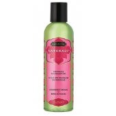Массажное масло Naturals Strawberry Dreams с ароматом клубники - 59 мл. - Kama Sutra - купить с доставкой в Екатеринбурге