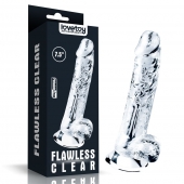 Прозрачный фаллоимитатор Flawless Clear Dildo 7.5 - 19 см. - Lovetoy