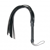 Черный флоггер Flogger Whip - 46 см. - Easy toys - купить с доставкой в Екатеринбурге