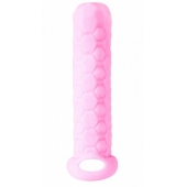 Розовый фаллоудлинитель Homme Long - 13,5 см. - Lola Games - в Екатеринбурге купить с доставкой