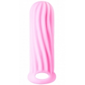 Розовый фаллоудлинитель Homme Wide - 13 см. - Lola Games - в Екатеринбурге купить с доставкой
