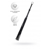 Черный флоггер Anonymo - 64 см. - ToyFa - купить с доставкой в Екатеринбурге